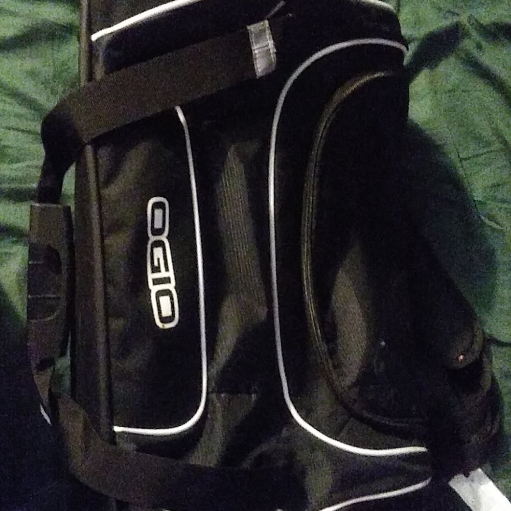 Black OGIO duffle bag